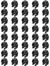 40 Pcs Wall Mounted Fishing Rod Clips Billiards Snooker Cue Pole Rod Holder