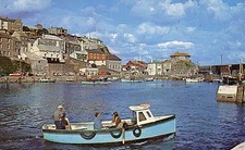  postcard Cornwall Inner harbour and watch tower  Mevagissey un posted  Verland