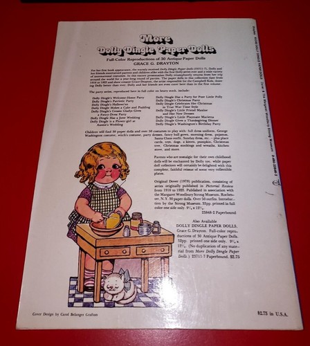 Vintage 1979 More Dolly Dingle Papierpuppen - Buch - Bild 2 von 2