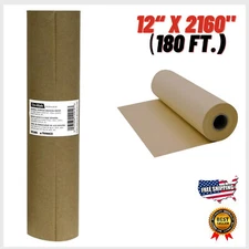 Brown Kraft Paper Roll For Crafts Gift Wrapping Packing Postal Shipping Covering