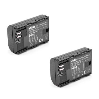 2x Akku für Blackmagic Micro Studio Camera 4K Pocket Cinema 4K 1300mAh 7,2V