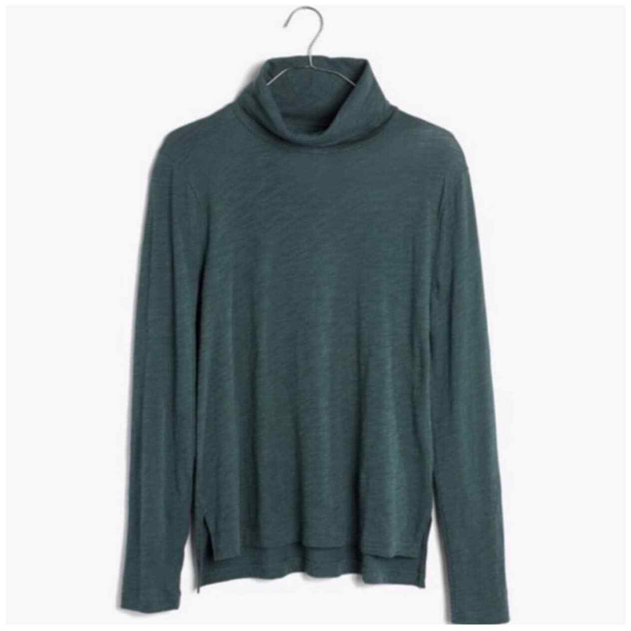 Madewell Top Womens Medium Teal Green 