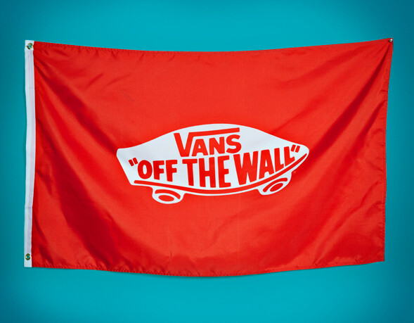 vans off the wall red and white