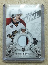13-14 Panini Crown Royale Lords of the NHL Rookie Patch JONATHAN HUBERDEAU /10