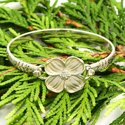Sterling Silber 925 LeStage Blume konvertierbares Charms Armband 6''