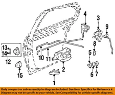 GM OEM 98-01 Lumina Rear Door Lock Hardware-Handle, Inside 10294322