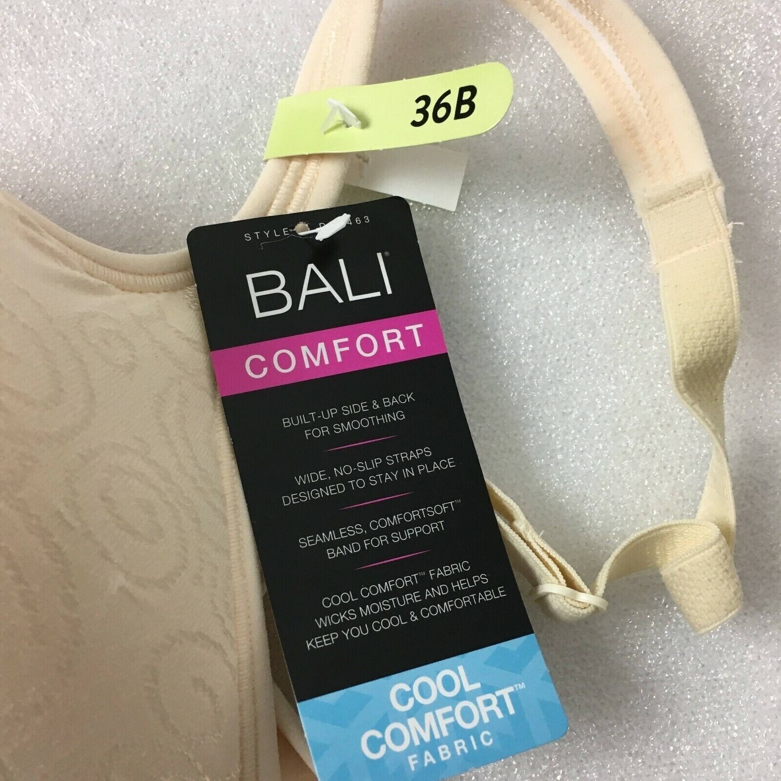 Bali Comfort Revolution Shaping Wireless Bra 3463, Beige, 36B eBay