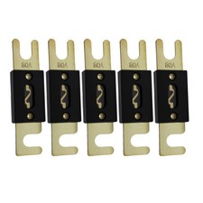 In-Line ANL 60 Amp 60A ANL Electrical Protection Fuse Blade Fuse Gold Plated