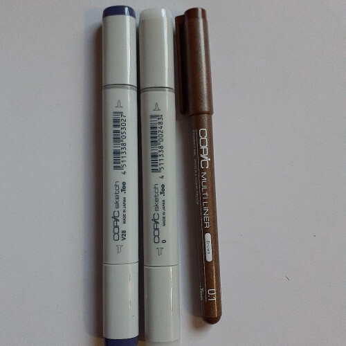 Too Copic Sketch Comic 24 Color Set Illustration Pen Marker + 3 Pens No Case