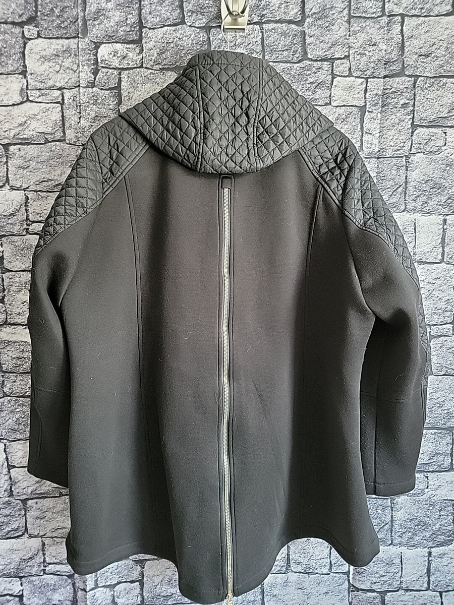 Michael Kors Womens Plus Size 2x Moto Jacket Hood Quilted Michael Kors Womens Plus Size 2x Moto Jacket Hood Quilted
