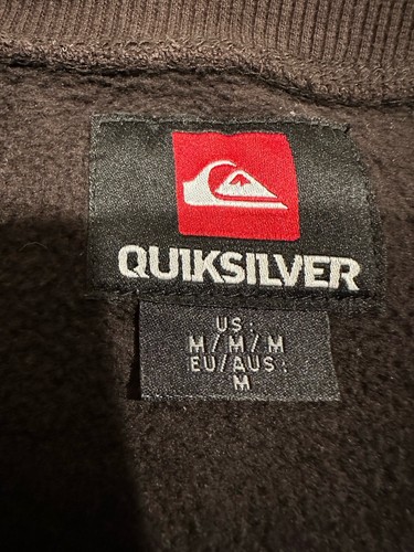 QUICKSILVER Y2K Pullover Crew Neck Sweatshirt Surf Skate Grunge Size Medium - Picture 5 of 7