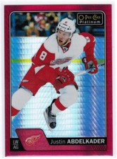 16/17 O-PEE-CHEE PLATINUM HOCKEY RED PRISM PARALLEL CARDS 1-150 U-Pick From List