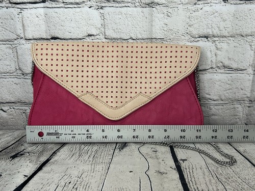 Charming Charlie Crossbody Chain Purse Clutch Women’s Pink Shoulder Bag - Picture 6 of 7