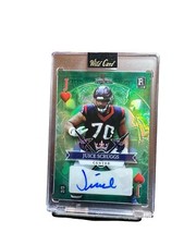 Juice Scruggs 2023 Wild Card 5 Card Draw Stacked Deck Rookie Auto 2/3 RC Signed