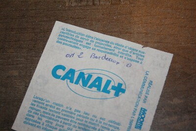 Ticket OM Marseille Contre Bordeaux - Saison 1990/91 - Souvenir De Match