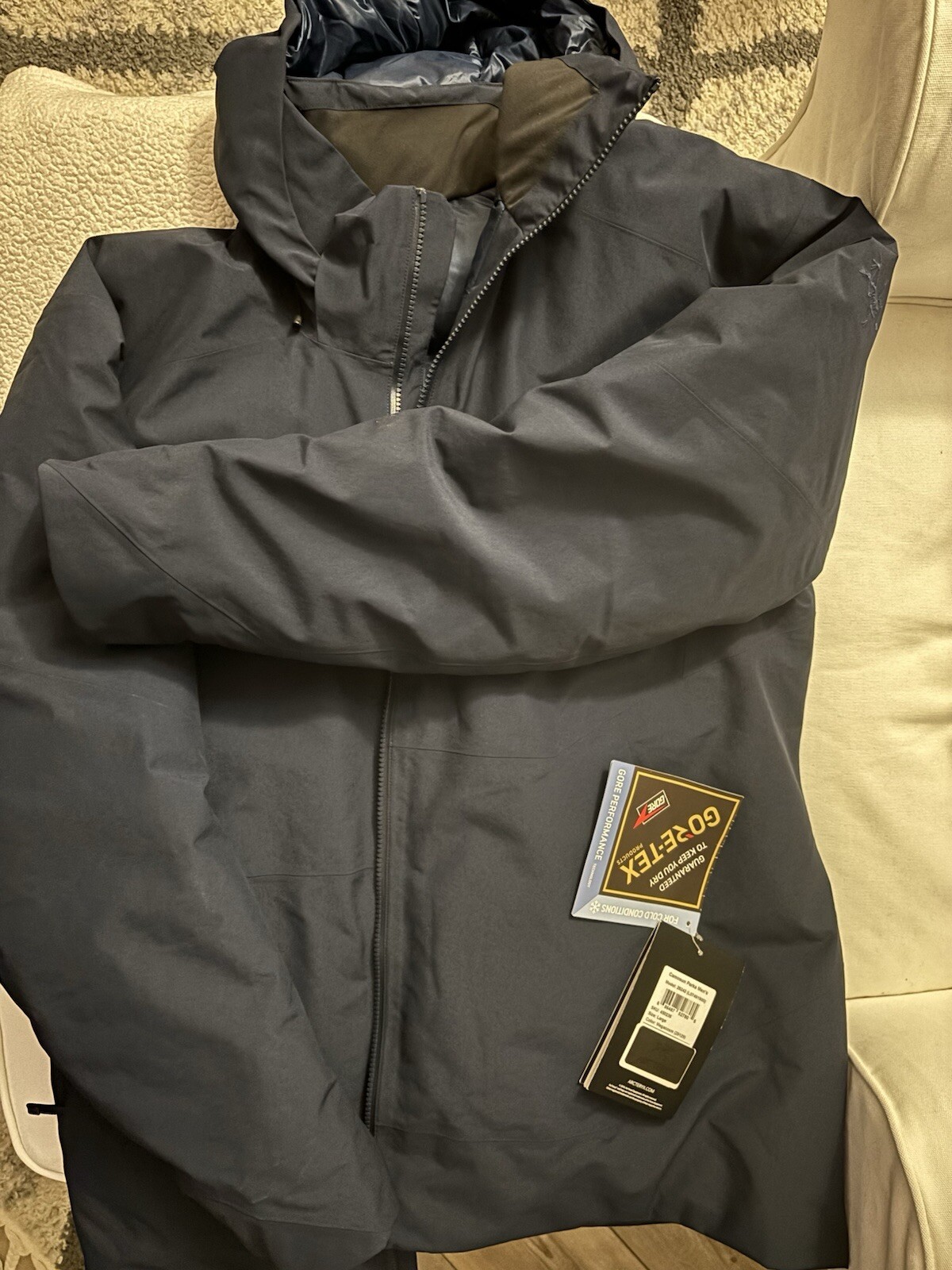 Arc'teryx Camosun Piumino Parka Uomo Blu Goretex Large