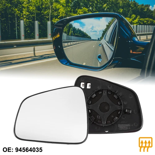 Rearview Driver Side Heated Mirror Glass w/ Backing for Chevrolet Trax TRACKER