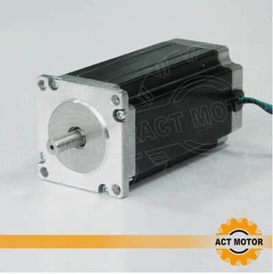 ACT MOTOR 1PC Nema23 stepper 23HS2430 3A 112mm 425oz-in Ø8mm Schrittmotor CNC