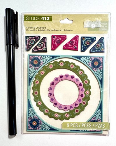 Studio 112 Chipboard Frames Stickers Scrapbooking Card Embellishment