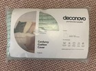 Deconovo Set 2 Copricuscini in Velluto a Coste Verde Mare 16" x 16"