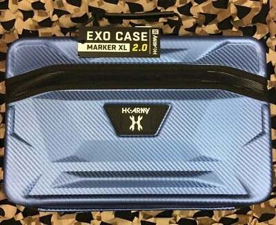 NEW HK Army XL Exo 2.0 Carbon Paintball Gun Case - Blue