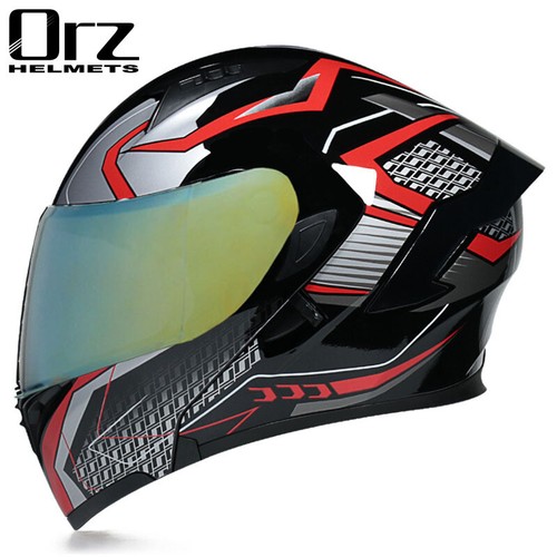Bluetooth Flip Up Motorcycle Helmet ATV Full Face Dual Lens Dirt Bike Helmet DOT - Picture 64 of 82
