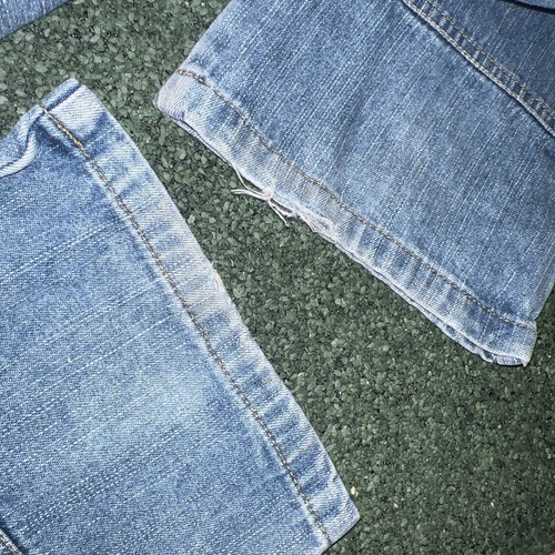 Vintage Mary Kate And Ashley Girls Size 7 Embroidered Jeans Floral Boot cut - Picture 8 of 9