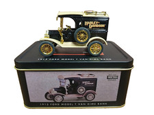 Harley-Davidson ERTL 1913 Ford Model T Van Dime Bank 99217-94V 1:43 Scale