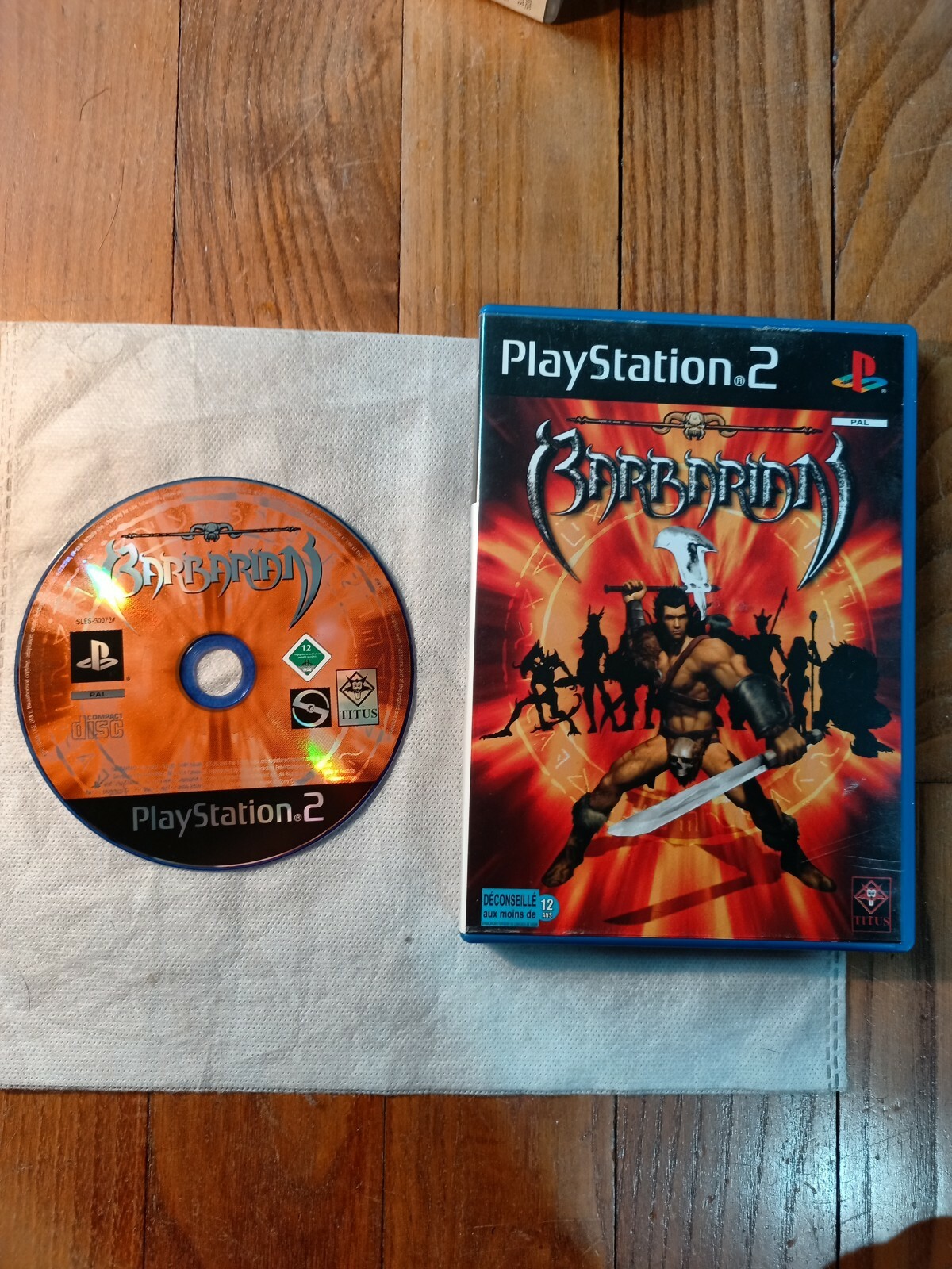 🎮 Jeu Barbarian Sony PS2 Playstation 2