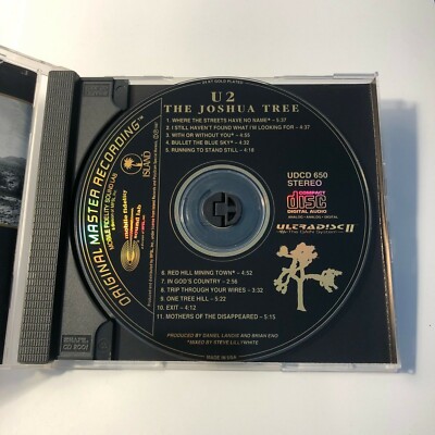 The Joshua Tree by U2 - 24k Gold CD, Ultradisc, Mobile Fidelity