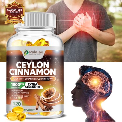 Bio Ceylon Zimt Kapseln 1800mg Blutzuckerunterstützung Mit Höchster Wirksamkeit