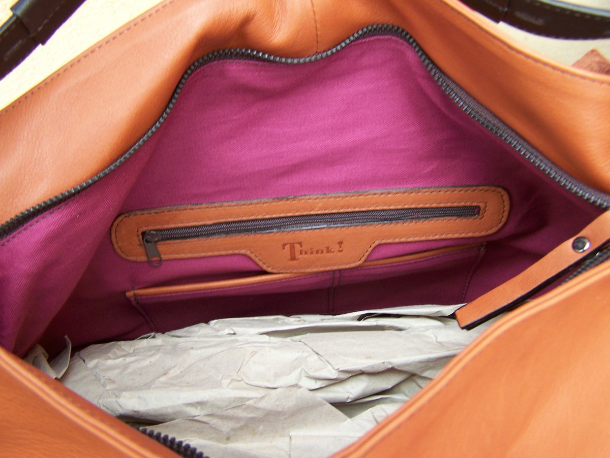 Leder Handtasche Think Handtasche THINK Tasche BAG Aus Soft