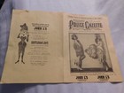 The National Police Gazette April 23, 1921 Restaurant Menu Pamphlet Duby & Dakla — photo 2