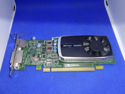 PNY nVIDIA QUADRO 600 1GB DDR3 PCI-e LOW PROFILE GRAFIKKARTE DP DVI #GK3496