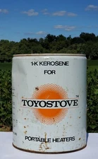 Very Rare Toyostove K-1 Kerosene 5 Gallon Can Portable Heaters - Brookfield, CT