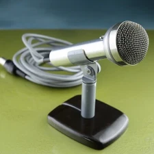 vintage RFT LARGE MICROPHONE CAPSULE, extra head, East Germany pgh mikrofon ☆☆