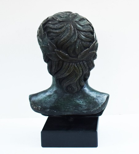 Apollo Bust with bronze color effect - Olympian God of light sun music poetry - Picture 5 of 5