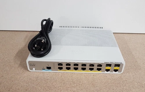 Cisco WS-C3560C-12PC-S - Ethernet Fanless PoE Switch