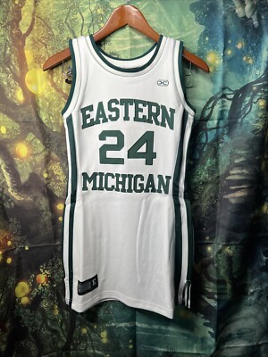 Hardwood Legends Eastern Michigan George ICEMAN GERVIN Jersey  S NWT *Read