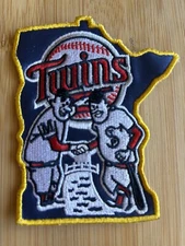 Minnesota Twins 60s Retro Throwback Sleeve Jersey Patch Shaking Hands State New
