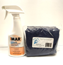 Imar 301 Strataglass Cleaner Bundle with 3 Microfiber Detailing towels 15" x 25"
