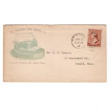 HAMMOND No.1 TYPEWRITER ENVELOPE Antique Vtg Schreibmaschine Cover Graphic thumbnail