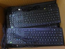  Lot of 50 Genuine Dell USB Wired Slim Keyboard KB216p Black 6WMN0
