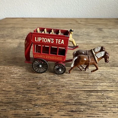 VINTAGE MATCHBOX LESNEY LIPTON'S TEA HORSE & WAGON MODELS OF YESTERYEAR NO 12 - Image 1 of 4