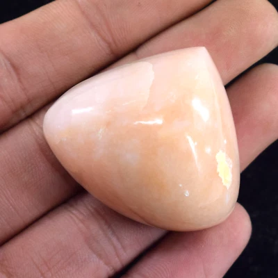 Opale rose australienne certifiée naturelle 158,30 ct en forme de poire en vrac - Photo 1/4