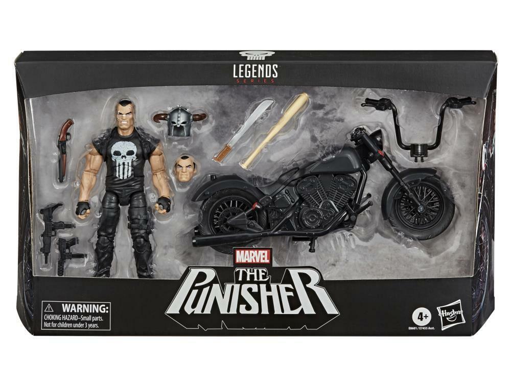 Marvel Legends ~ PUNISHER w/MOTORCYCLE DELUXE ACTION FIGURE SET ~ Hasbro