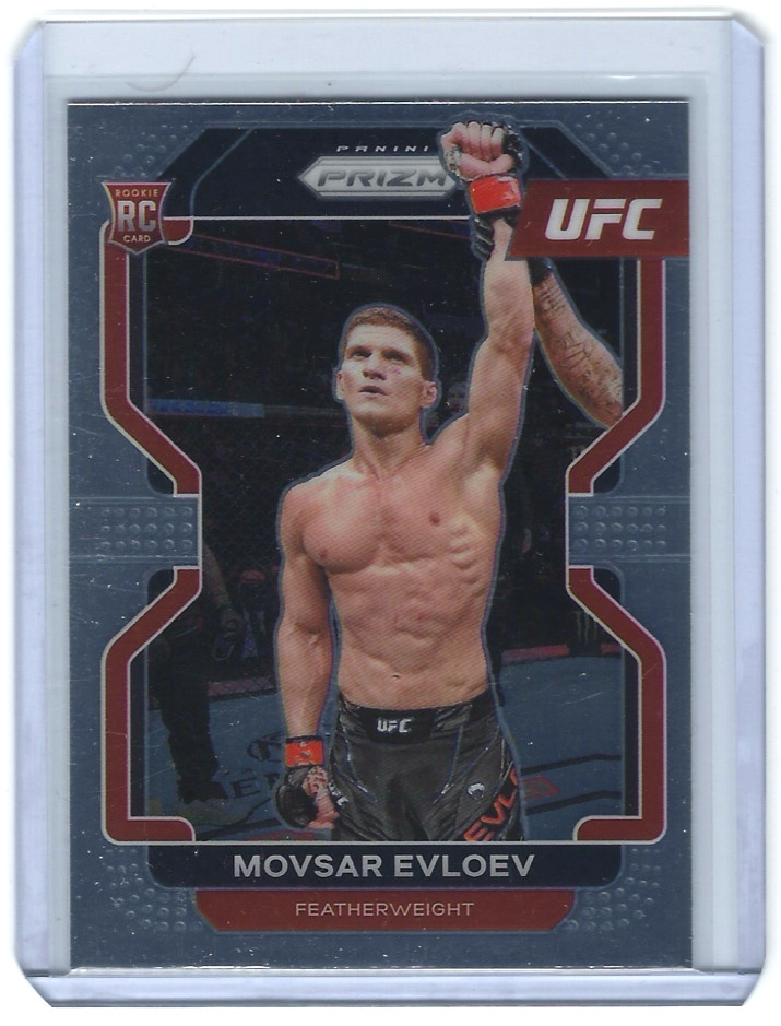 2022 Prizm UFC Movsar Evloev ROOKIE RC #130 Featherweight