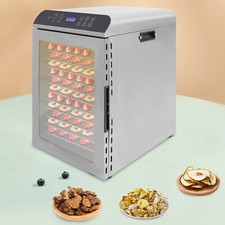 Commercial Food Dehydrator 12 Stainless Steel Trays Fruit Vegetable Dry Machine