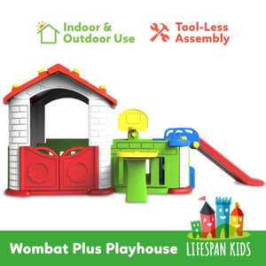 kids plastic cubby house