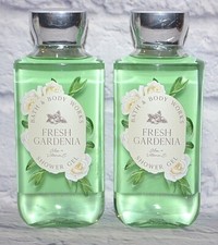 2 BATH BODY WORKS FRESH GARDENIA ALOE VITAMIN E SHOWER GEL BODY WASH 10 OZ